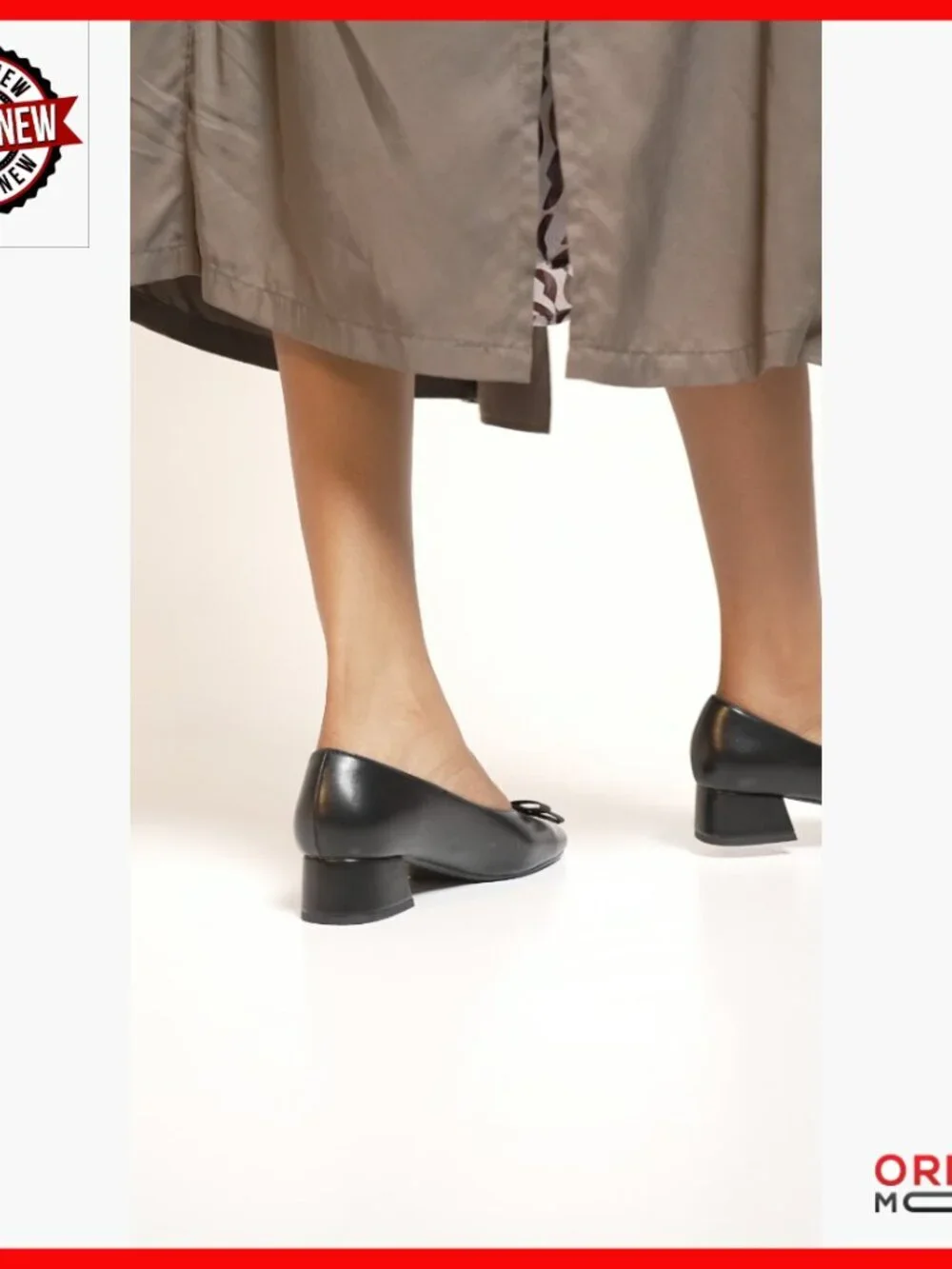 Patent Leather Pumps with 1.77 Inch Block Heel, Cushioned Insole, Hand-Tied Bow